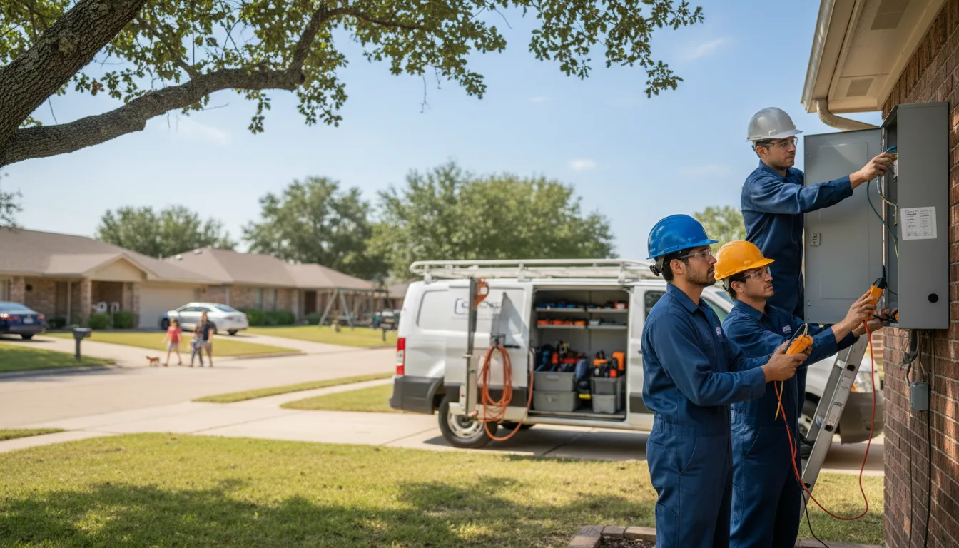Certified electrician providing emergency electrical services in Rochester, WI